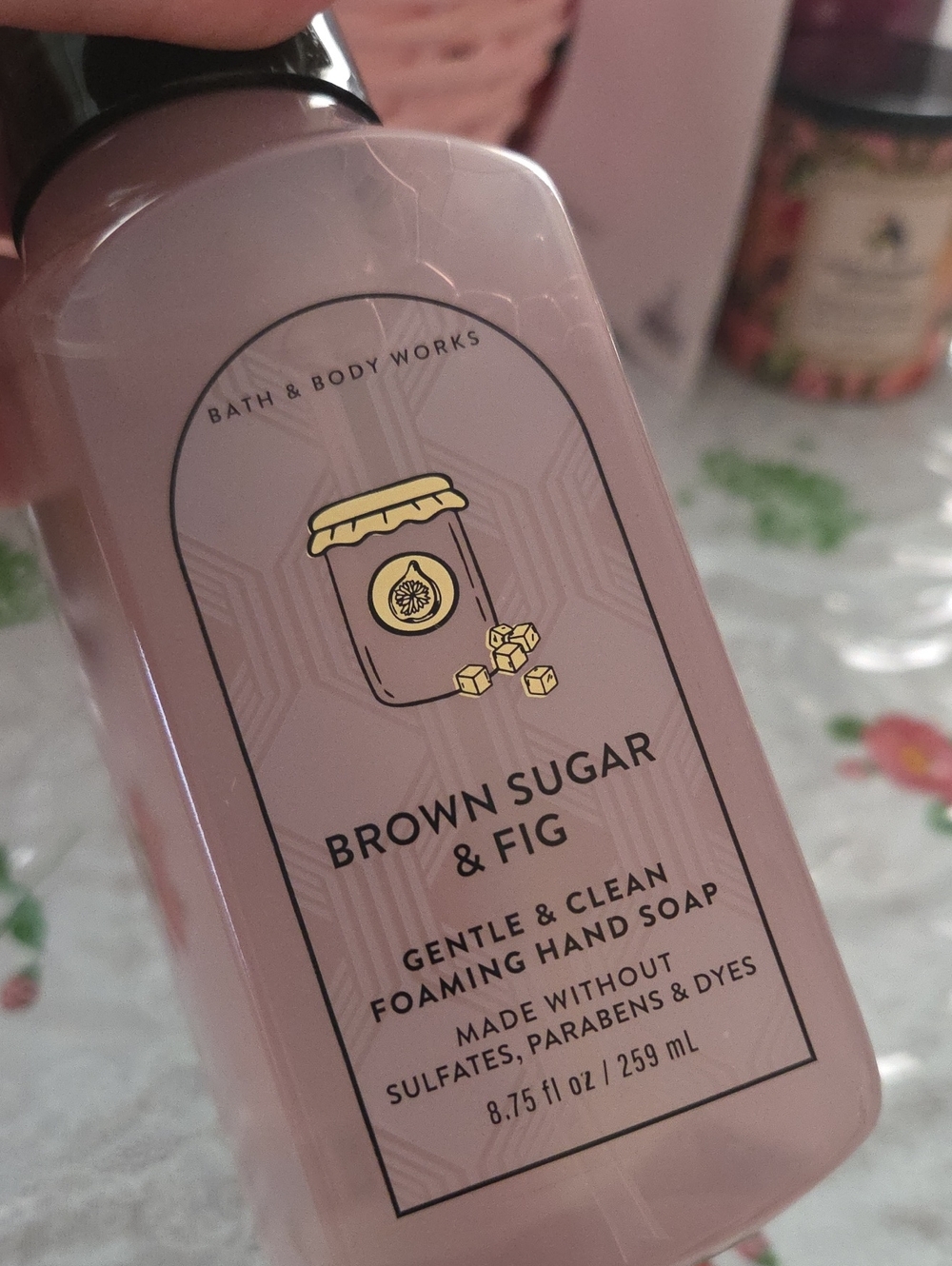 Nwt Bath & Body Works Brown Sugar & Fig Gentle Foaming Hand Soap - Pink - Picture 2 of 3